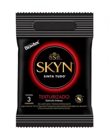 PRESERVATIVO BLOWTEX C/3 SKYN TEXTURIZADO