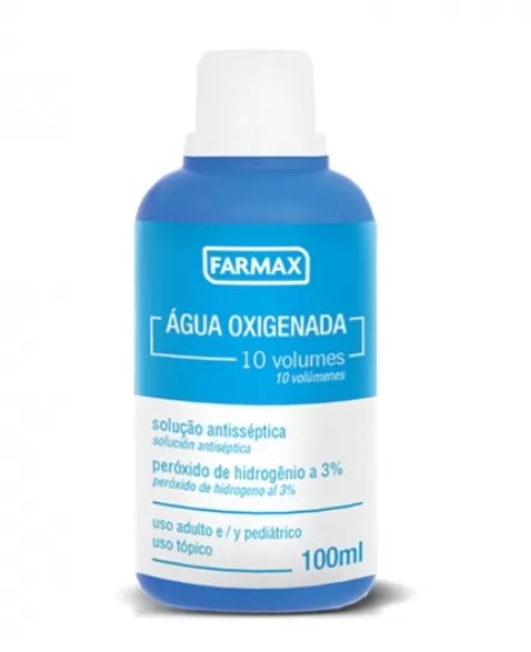 AGUA OXIGENADA 10 VOL 100ML FARMAX