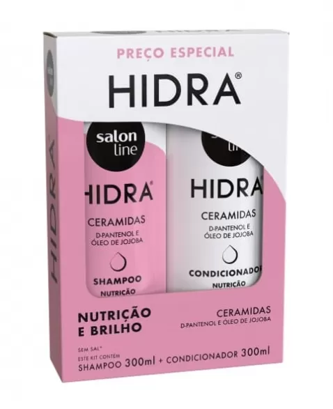 KIT SHAMPOO+CONDICIONADOR CERAMIDAS HIDRA 300ML