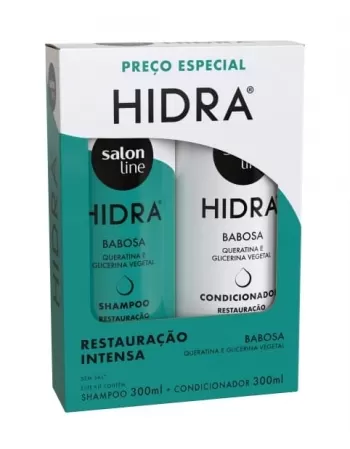 KIT SHAMPOO+CONDICIONADOR BABOSA HIDRA 300ML