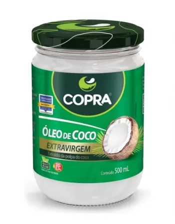 OLEO DE COCO EXTRA VIRGEM 500ML COPRA