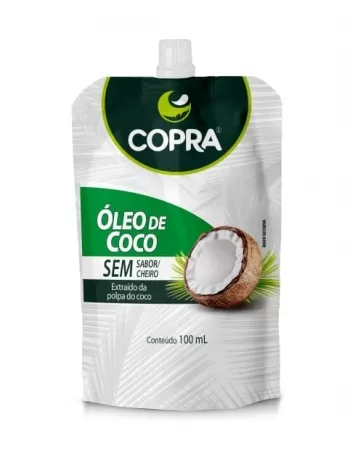 OLEO DE COCO S/ SABOR STAND POUCH 100ML COPRA