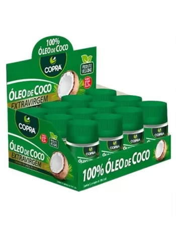 OLEO DE COCO EXTRA VIRGEM 30ML DISPLAY C/12 UN COPRA