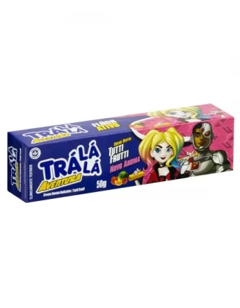 CREME DENTAL TRALALA TUTTI FRUTTI C/ FLUOR 50G