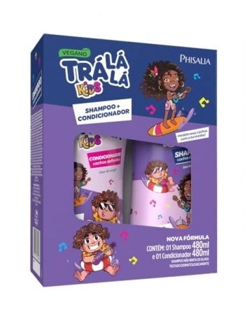 KIT TRALALA CACHOS DEFINIDOS 480ML (SHAMPOO+CONDICIONADOR)