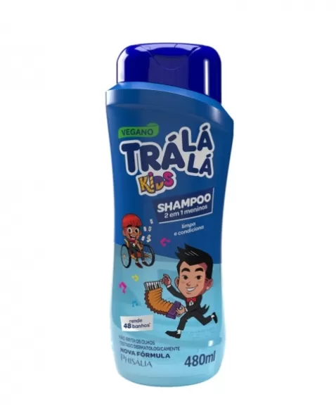 SHAMPOO 2 EM 1 TRALALA 480ML