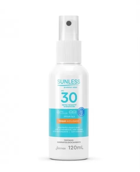 PROTETOR SOLAR SPRAY FPS30 120ML SUNLESS