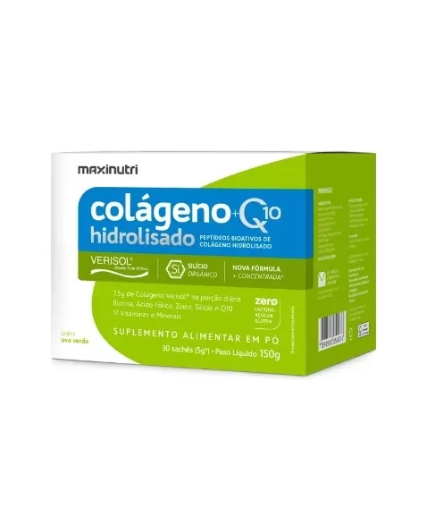 COLAGENO HIDR. 2EM1 SACHE VERISOL UVA VERDE 30 X 10G