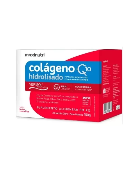 COLAGENO HIDR. 2EM1 SACHE VERISOL F. VERMELHAS 30 X 10G.