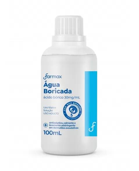 AGUA BORICADA 3% 100ML FARMAX.