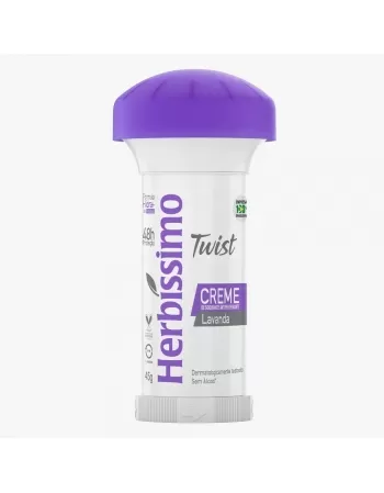 DESODORANTE HERBISSIMO TWIST 45G LAVANDA