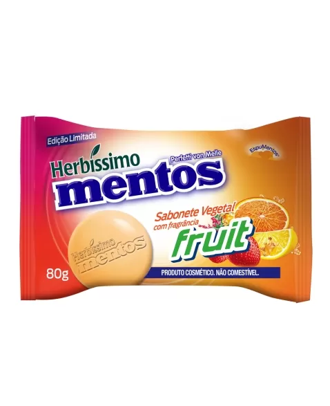 SABONETE VEGETAL HERBÍSSIMO MENTOS 80G FRUIT