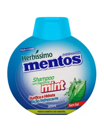 SHAMPOO HERBISSIMO MENTOS 300ML MINT