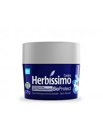 DESODORANTE HERBISSIMO CREME BIO PROTECT 55G CEDRO