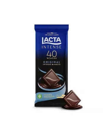 CHOCOLATE LACTA INTENSE 40% CACAU ORIGINAL 17UNX85G