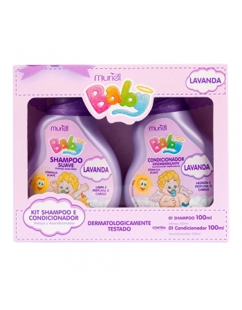 KIT BABY MURIEL LAVANDA SH E COND 100ML