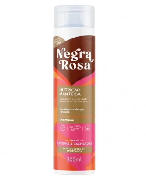 SHAMPOO NUTRICAO NEGRA ROSA 300ML