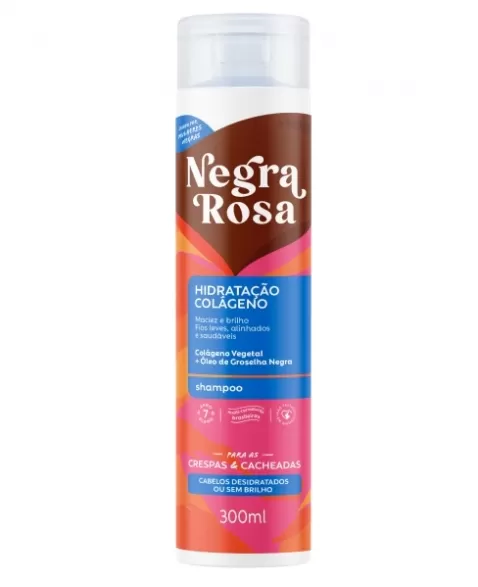 SHAMPOO HIDRATACAO NEGRA ROSA 300ML