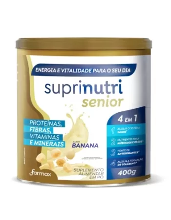 SUPLEMENTO BANANA SUPRINUTRI 400G FARMAX