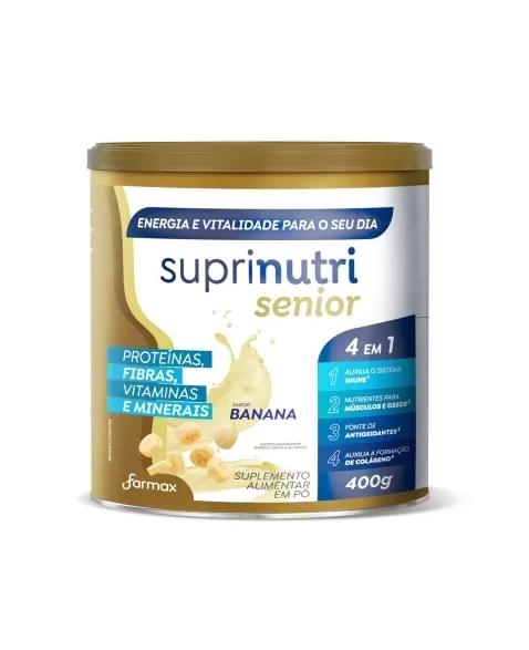 SUPLEMENTO BANANA SUPRINUTRI 400G FARMAX