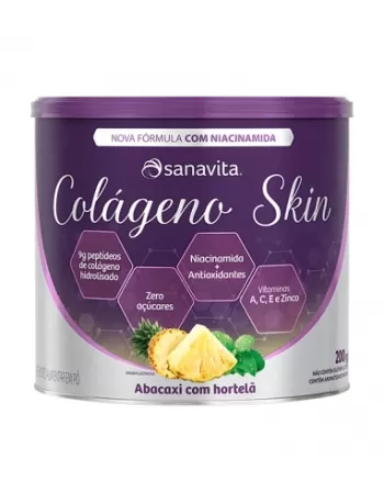 COLAGENO SKIN NIAC ABACAXI 200G SANAVITA