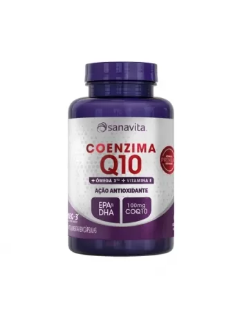 COENZIMA Q10 + OMEGA 3 C/60 CAPS SANAVITA
