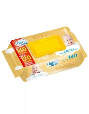 TOALHA UMED UPA BEBE LV140 PG120 C/120UN C/TAMPA HYGIMAX