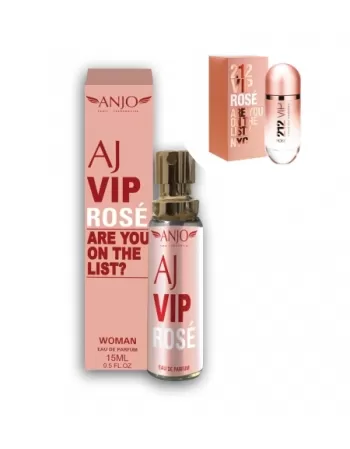 PERFUME FEMININO AJ VIP ROSE 15 ML ( INSPIRAÇÃO 212 VIP ROSE CAROLINA HERRERA)