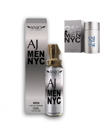 PERFUME MASCULINO AJ MEN NYC 15 ML ( INSPIRAÇÂO 212 MEN CAROLINA HERRERA )