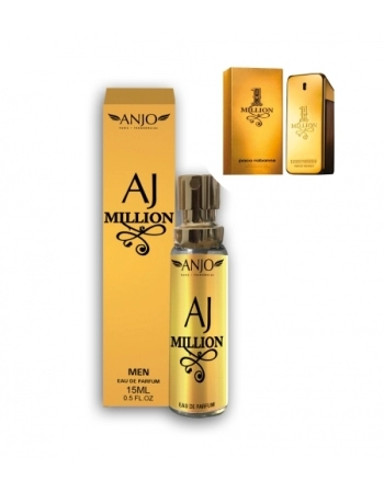 PERFUME MASCULINO AJ MILLION 15 ML ( INSPIRAÇÂO 1 MILLION PACO RABANNE)