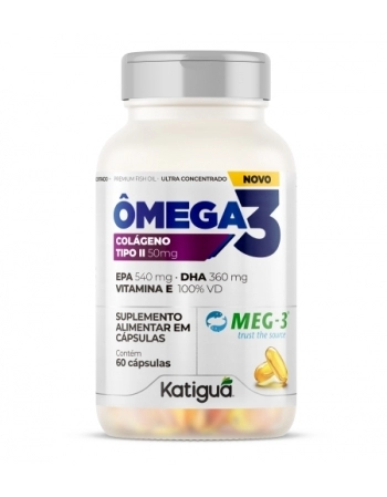 OMEGA 3 CONC MEG3 540/360 + TIPOII C/60 CAPS KATIGUA