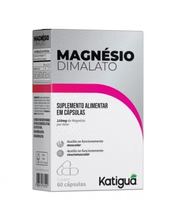 MAGNESAN MAGNESIO DIMALATO 550MG C/60 CAPS KATIGUA