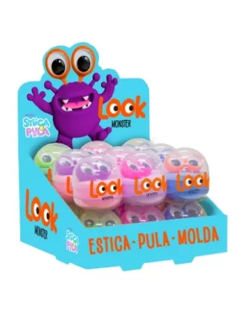 GELELE STIICA E PULA MASSINHA LOOK MONSTER 14G DISPLAY C/18