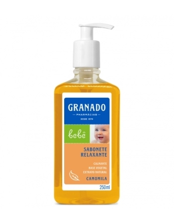 SABONETE LIQ BEBE CAMOMILA 250ML GRANADO