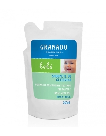 REFIL SABONETE LIQ BEBE ERVA DOCE 250ML