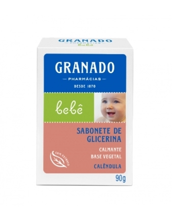 SABONETE DE GLICERINA BEBE CALENDULA 90G GRANADO