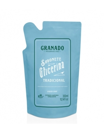 REFIL SAB. LIQ GLICERINA TRADICIONAL 300ML GRANADO