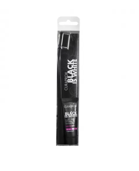 BLACK IS WHITE 8ML LIGHT PACK C/ ESCOVA CS 5460 CURAPROX