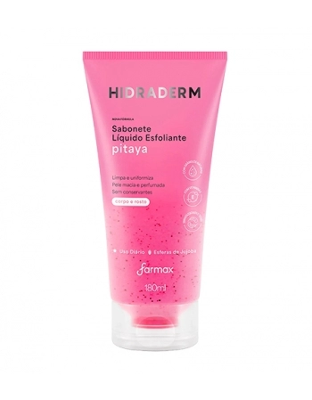 SABONETE LIQUIDO ESFOLIANTE PITAYA 180ML HIDRADERM