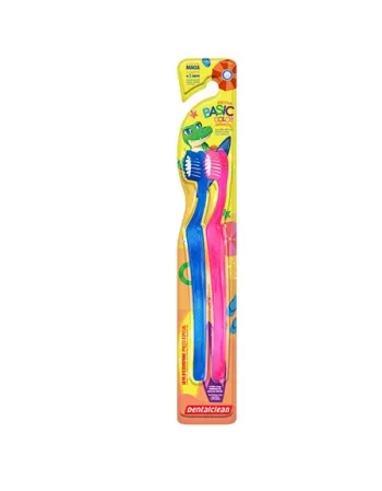 ESCOVA DENTAL INFANTIL BASIC COLOR C/2 DENTAL CLEAN