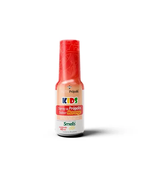 KIDS SPRAY DE MEL E PROPOLIS - MORANGO 40ML SMELLS