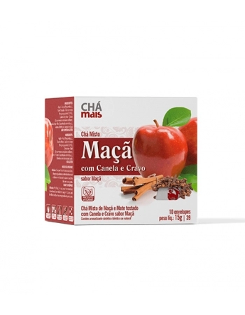 CHA C/10 SACHES MACA C/ CANELA E CRAVO 15G