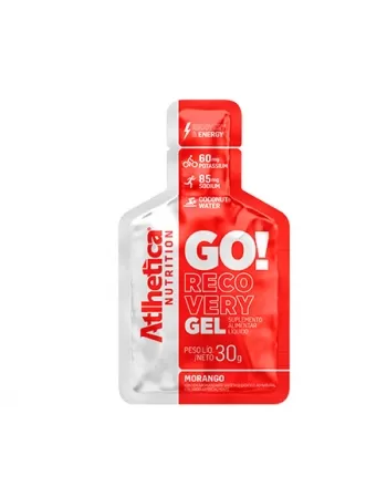 GO RECOVERY GEL C/10 SACHES MORANGO ATHETICA