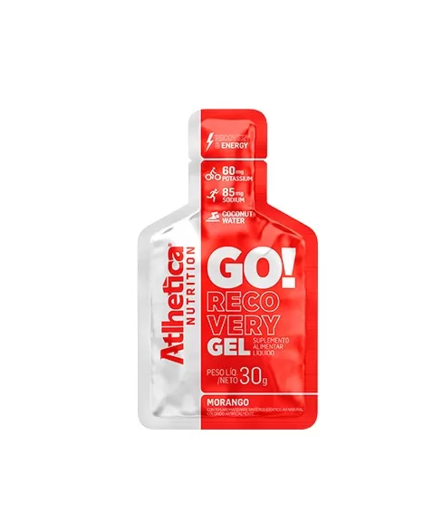 GO RECOVERY GEL C/10 SACHES MORANGO ATHETICA