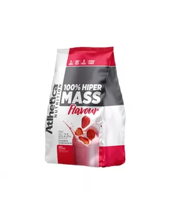 100% HIPER MASS FLAVOUR REFIL 2,5KG MORANGO - ATHETICA