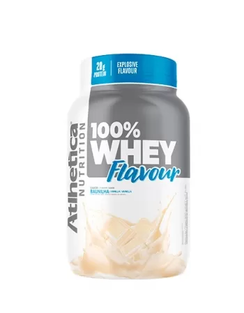 100% WHEY FLAVOUR 900G BAUNILHA - ATHETICA