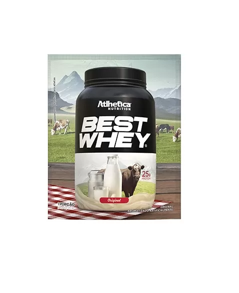 BEST WHEY PROTEIN DISPLAY C/15 SACHE ORIGINAL - ATLHETICA