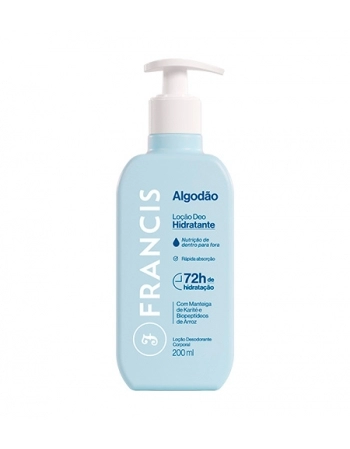 LOCAO HIDRATANTE FRANCIS ALGODAO 200ML