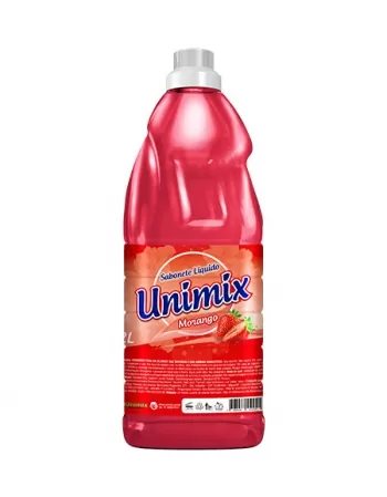 SABONETE LIQUIDO UNIMIX MORANGO 2L