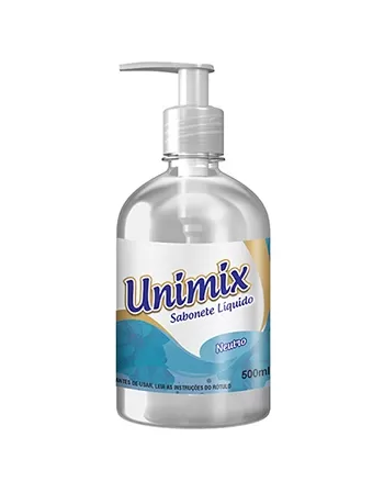 SABONETE LIQUIDO UNIMIX NEUTRO 500 ML